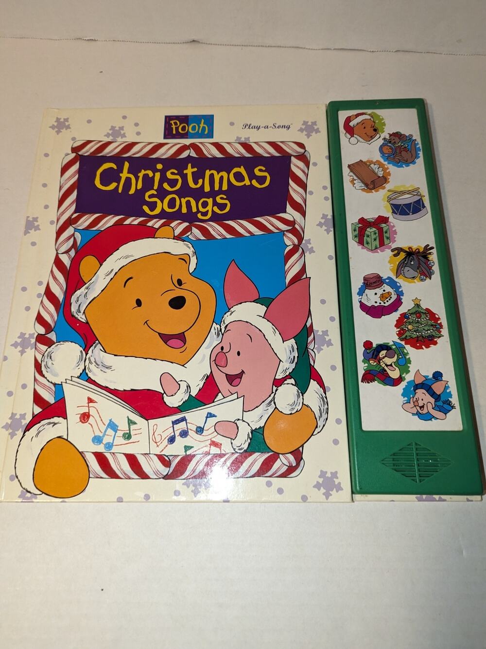 Pooh Play-A-Song Christmas Songs (1998, Publications Intl) TESTED & WORKS